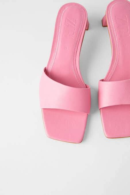 zara pink high heels|zara pink mules.